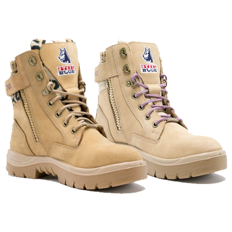 522761 STEELBLUE SOUTHERN CROSS LADIES ZIP SIDE