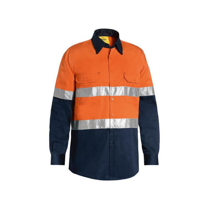 BS6696T BISLEY MENS 3M TAPED COOL HI VIS LIGHTWEIGHT SHIRT