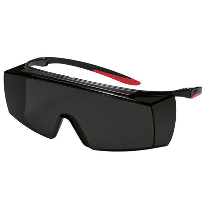 9169-185 UVEX SUPER F OTG IR-EX SHADE 5 INFRADUR PLUS LENS SAFETY GLASSES