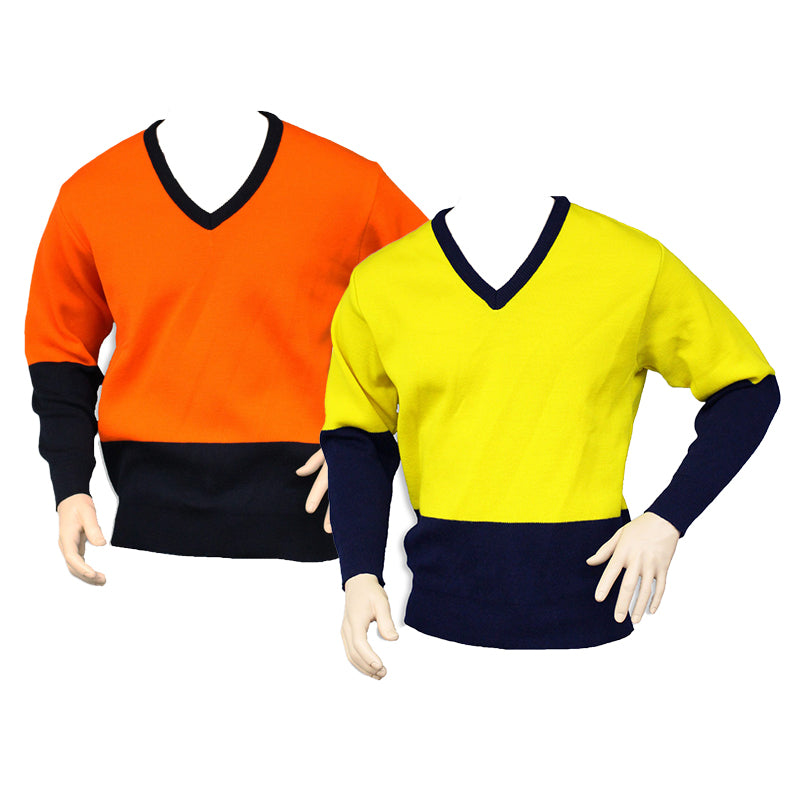 V26 INTERKNIT 100% WOOL  VNECK JUMPER