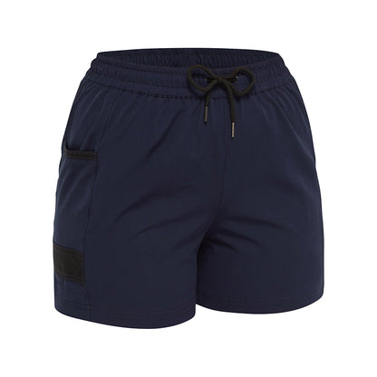 BSHL1331 LADIES FLX & MOVE 4-WAY STRETCH ELASTIC WAIST SHORT