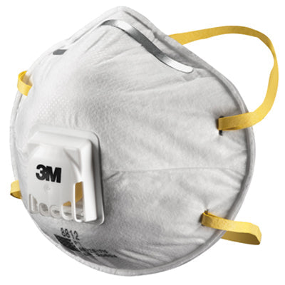 8812 3M P1 DISP MASK CUP VALVED BX10