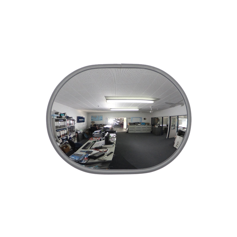 6377  335×525 OVAL  ECONOMY ACRYLIC  INDOOR MIRROR WALL MOUNT