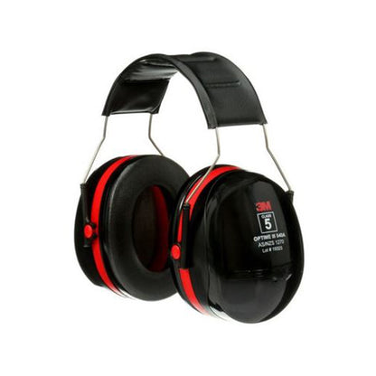 H540A 3M PELTOR OPTIME III RED HEADBAND EARMUFF 33.0dB CL5