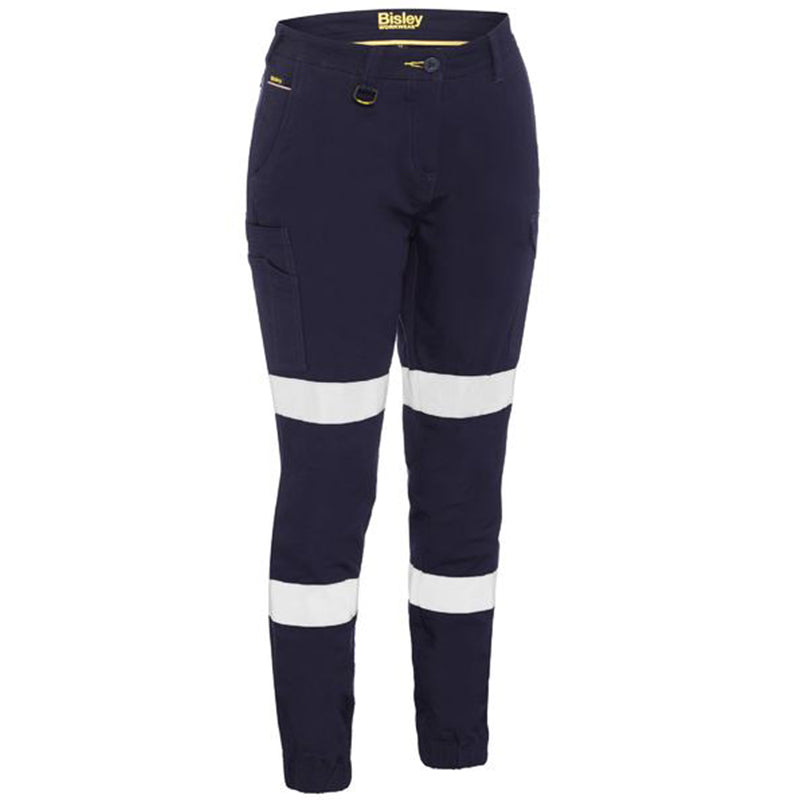 BPL6028T BISLEY LADIES TAPED CARGO CUFFED PANTS