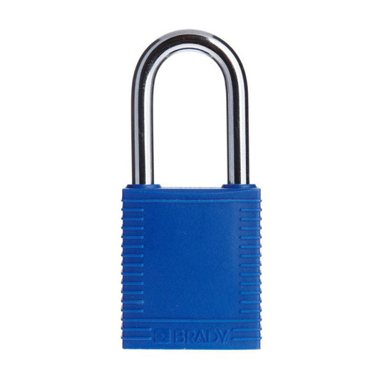 850816 BRADY SAFETY PADLOCK BLUE 38mm SHACKLE KEYED DIFFERENTLY