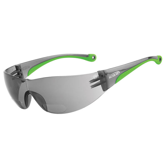 130S-2.0 SCOPE MAX VUE SMOKE +2.0 ANTI FOG ANTI SCRATCH LENS SAFETY GLASSES
