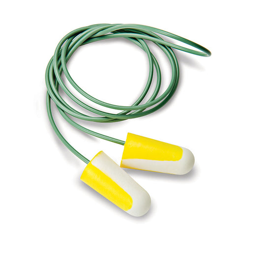 1000107 HONEYWELL 304S FOAMPLUG CORDED POLYBAG EARPLUGS BX=100PRS