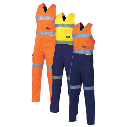 3857 DNC COTTON DRILL ACTION BACK OVERALL TAPE