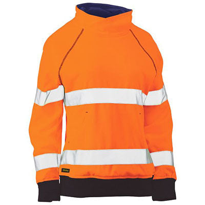 BKL6818T BISLEY LADIES TAPED HIVIS FLEECE JUMPER