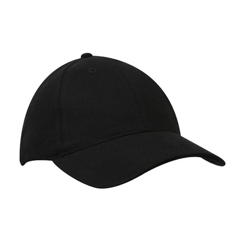 4199 6 PANEL HEAVY BRUSH COTTON B/BALL CAP