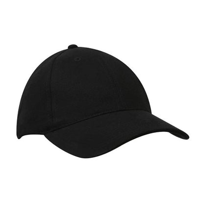 4199 6 PANEL HEAVY BRUSH COTTON B/BALL CAP