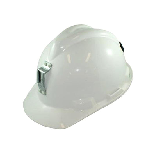 229355WH6V MSA MINERS CAP VENTED WITH METAL LAMP BRACKET