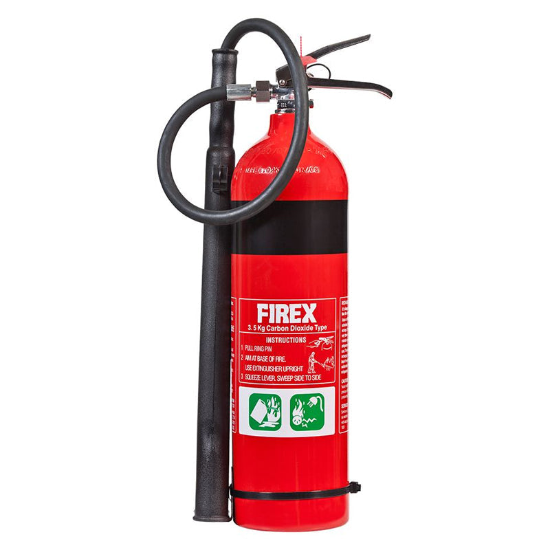 FXC35 3.5KG CO2 EXTINGUISHER + BRACKET  5B:E