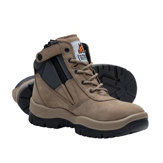 261060 MONGREL LACE UP ZIP SIDED BOOT TPU OUTSOLE ELECTRICAL HAZARD RESISTANT