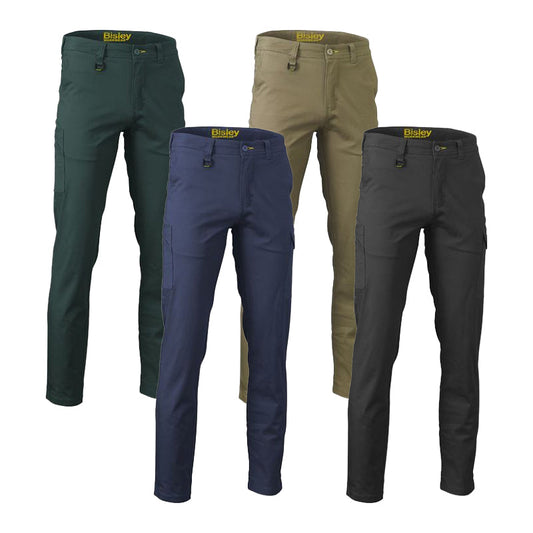 BPC6008 BISLEY STRETCH COTTON DRILL CARGO PANTS 280GSM