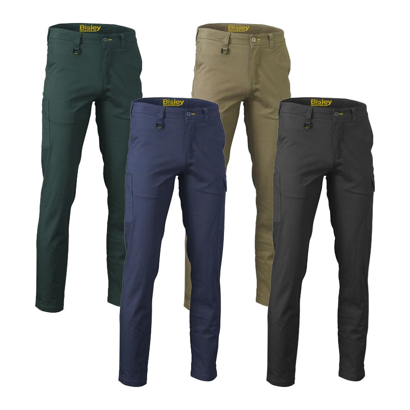 BPC6008 BISLEY STRETCH COTTON DRILL CARGO PANTS 280GSM