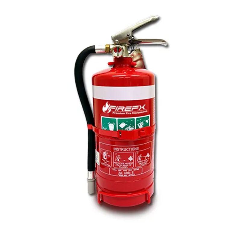 FXM25 2.5KG ABE DRY POWDER EXTINGUISHER + BRACKET  3A:40B:E