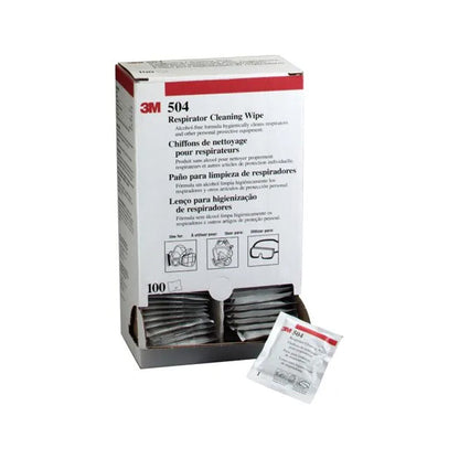504 3M RESPIRATOR WIPES PK=100