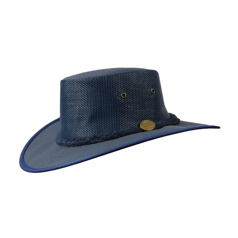 1057 CANVAS DROVER HAT WITH MESH SIDES