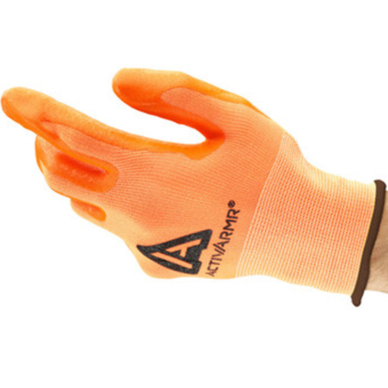 97-012 ACTIVARMR HI-VIS NITRILE COATED WORK GLOVE