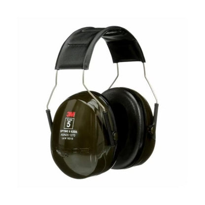 H520A 3M PELTOR OPTIME II GREEN HEADBAND EARMUFFS 30.0 CL5