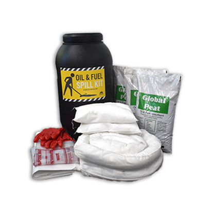 SKH60P GLOBAL SPILL CONTROL OIL & FUEL BARREL SPILL KIT UP TO 75L CAPACITY