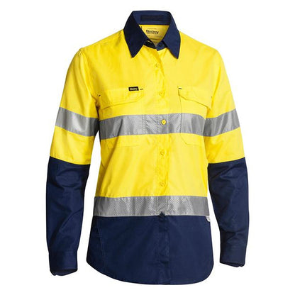 BL6415T BISLEY LADIES RIPSTOP L/S SHIRT REF TAPE