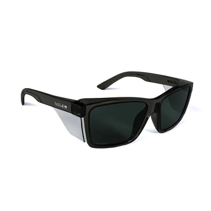 STK42N53A BOLLE STKS 420 SMOKE POLARIZED PC LENS SAFETY GLASSES AS GRAPHITE PC TEMPLES/FRAME
