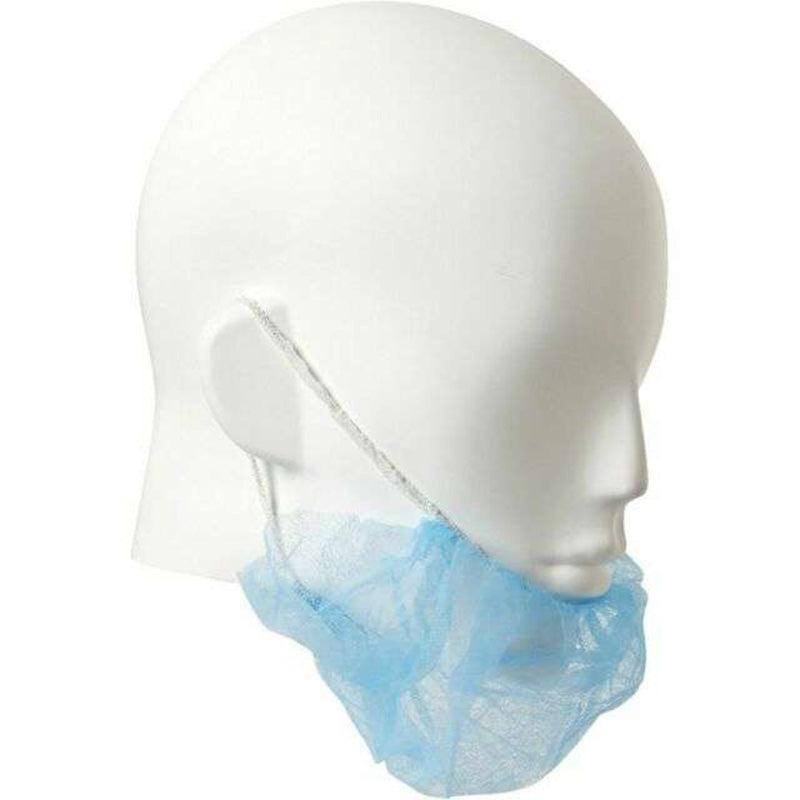 ARMOURWEAR HACCP DOUBLE LOOP BEARD COVER BLUE 12 GSM CTN/500 PCS