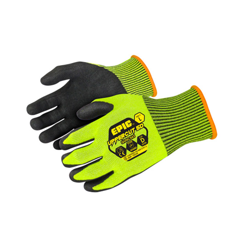 GUNC56 EPIC UPPERCUT NITRILE CUT 5D GLOVE