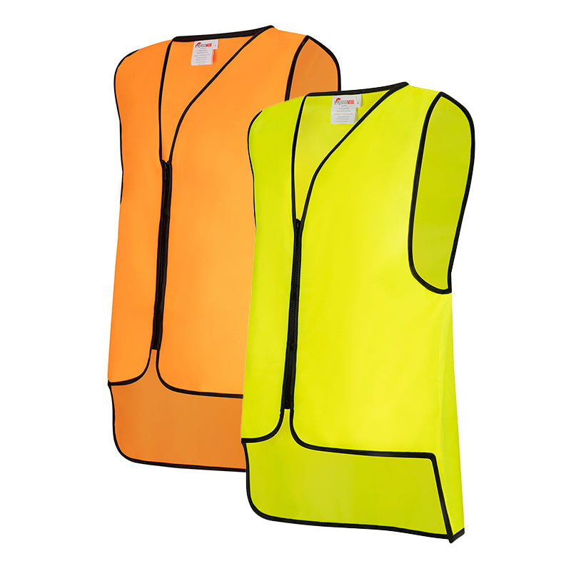 2CAP86 ARMOURWEAR ZIP CLOSURE DAY VEST WITH TAIL 100% RECYCLED POLYESTER