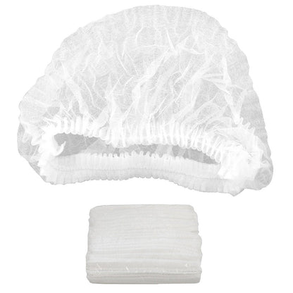 ARMOURWEAR 21″ HACCP CRIMPED BERET DISPOSABLE HAIR NETS 12GSM WHITE CTN/1000 PCS