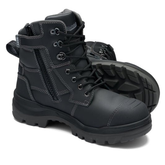 8071 BLUNDSTONE ROTOFLEX 150MM ZIP SAFETY BOOT