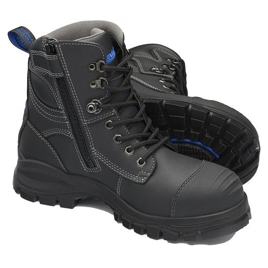 B997 BLUNDSTONE ZIP SIDE LACE UP BOOT