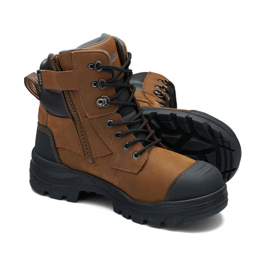 8066 BLUNDSTONE ROTOFLEX 150MM ZIP SAFETY BOOT