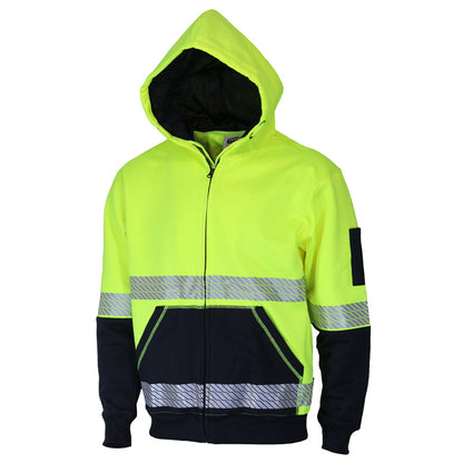 3530 DNC HI VIS SEGMENTED TAPE FULL ZIP HOODIE