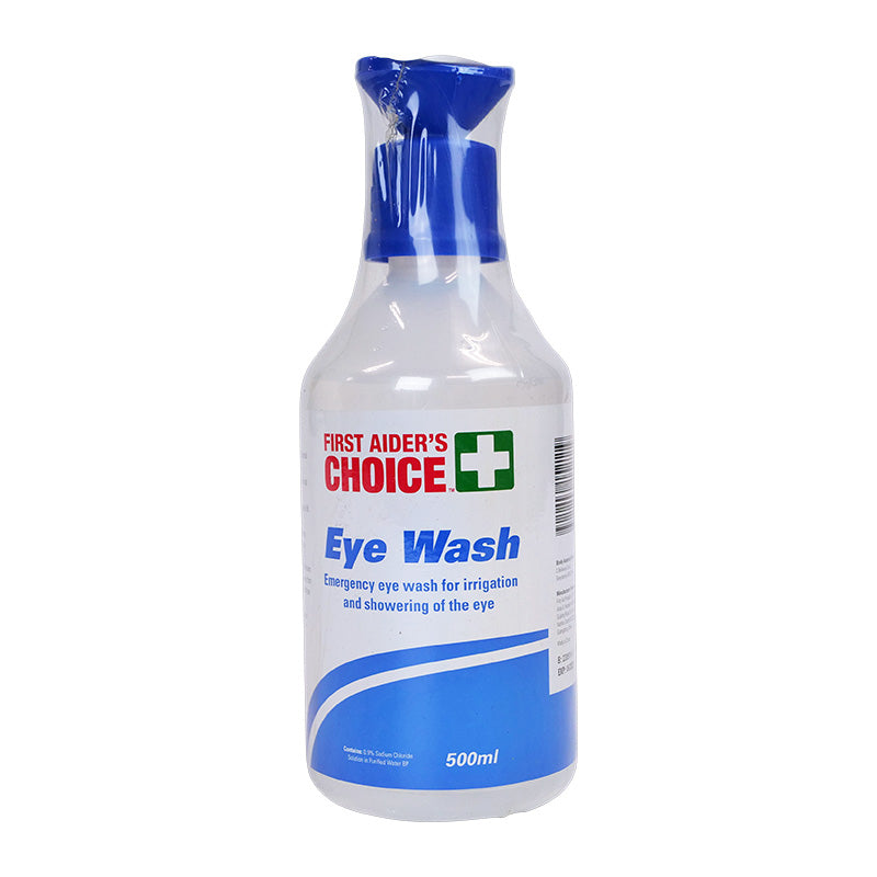 101863 (OLD 876234) BRADY EYEWASH & IRRIGATION SOLUTION WITH EYE CUP 500ml