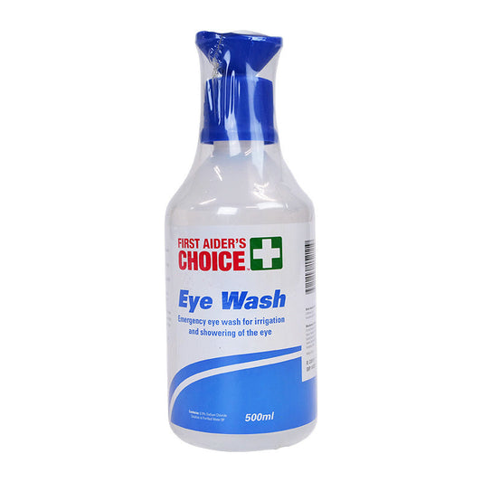 101863 (OLD 876234) BRADY EYEWASH & IRRIGATION SOLUTION WITH EYE CUP 500ml