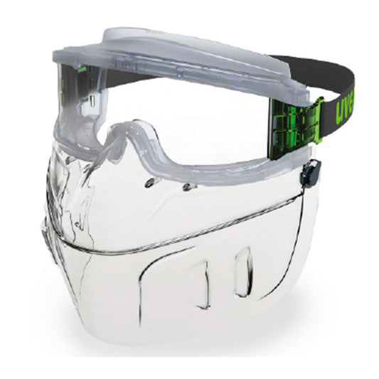 9301-393F UVEX REPLCAEMENT FLIP UP LOWER FACE GUARD SUITS ULTRAVISION
