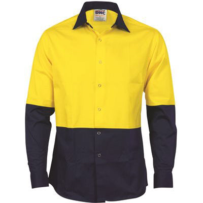 3942 DNC DRILL SHIRT NO POCKETS L/S  #
