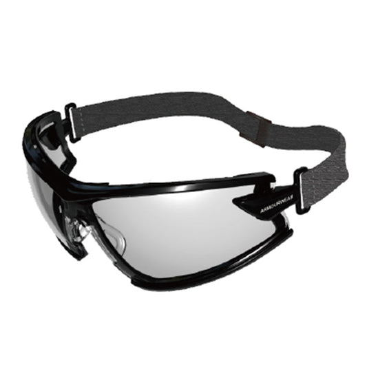 19405SF ARMOURWEAR RAPPER CLEAR LENS ANTI FOG SAFETY GOGGLES FOAM + STRAP
