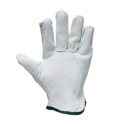 F12-1HM ARMOURWEAR RIGGERS GLOVE COW HIDE BEIGE MEDIUM       #