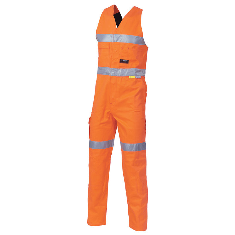 3857 DNC COTTON DRILL ACTION BACK OVERALL TAPE