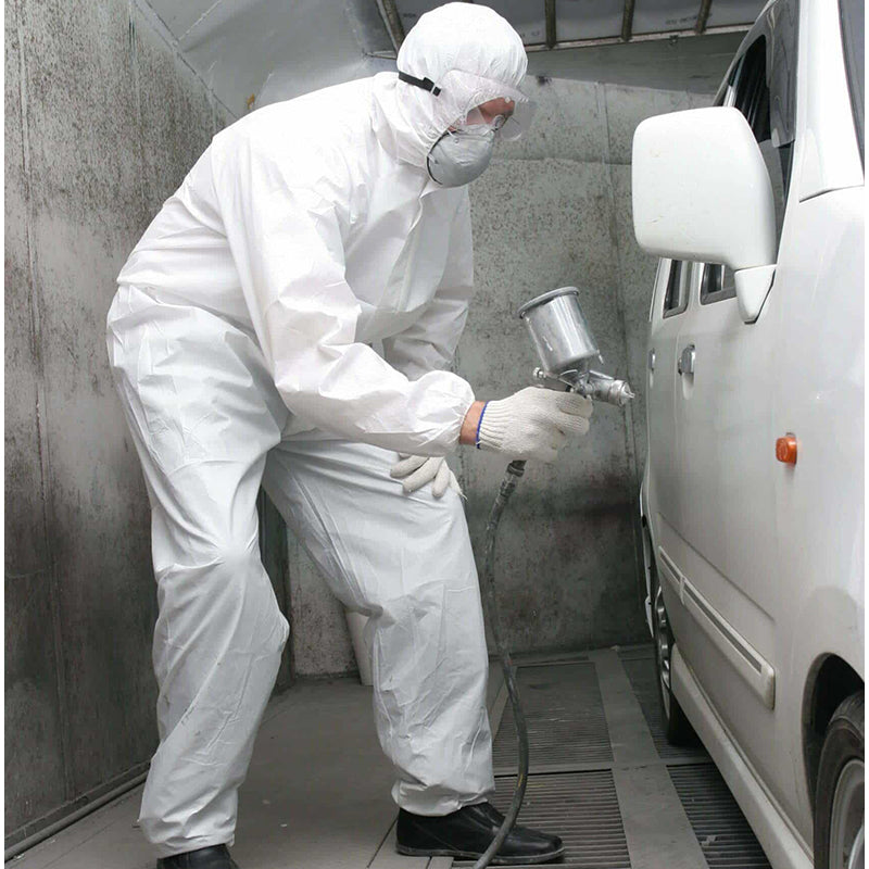 51308 RCR HAZGUARD MP5 COVERALL CE TYPE 5/6 WHITE MEDIUM