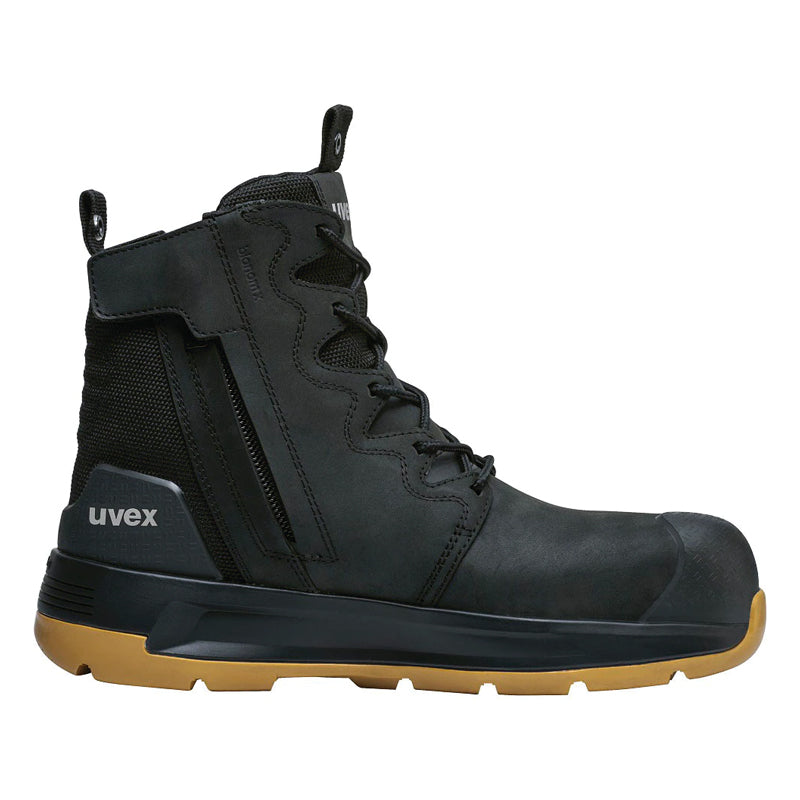 6542 UVEX 3 X-FLOW ZIP SIDE 150MM BOOTS