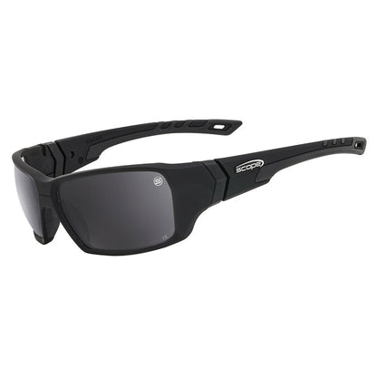 840S SCOPE RANGER FROZEN BLACK FRAME AF/AS SMOKE LENS SAFETY GLASSES