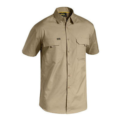 BS1414 BISLEY AIRFLOW RIPSTOP MENS SHORT SLEEVE SHIRT
