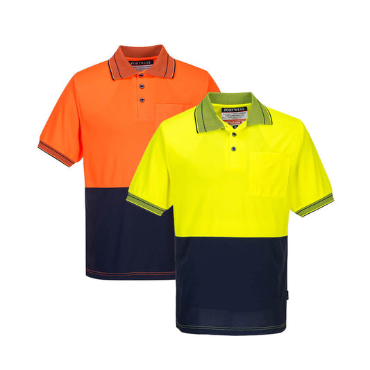 MP110 SHORT SLEEVE POLO HIVIS BIG GUY FIT