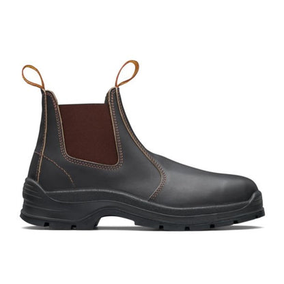 400 BLUNDSTONE UNISEX LEATHER ELASTIC SIDED PULL ON BOOT WIDE FIT